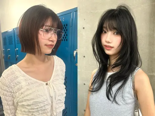 【U-28 3日間限定価格✨トリートメント付き】韓国ボブ/レイヤーカット　#ロングレイヤー#タッセルカット