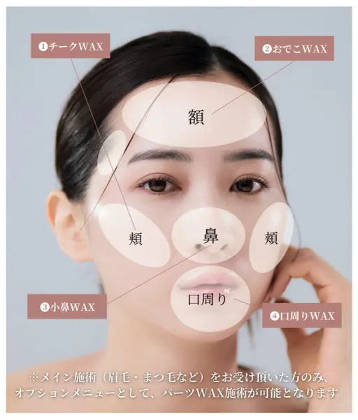 選べる2パーツ！韓国美肌ワックス🤍(フェイスワックス)