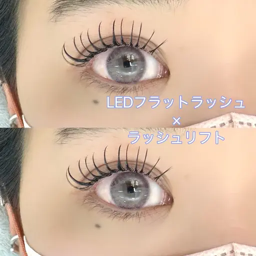 【𝑵𝑬𝑾】最新技術✨️アンドヘルシー🌈(まつぱ×LEDフラットラッシュ100～130本)