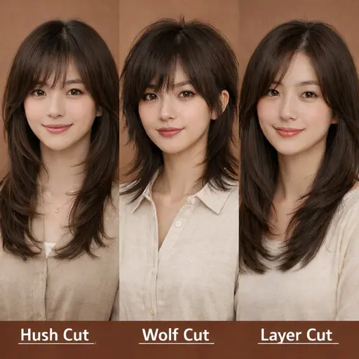 【レイヤーカット・ハッシュカット・ウルフカット限定】カット＋10分スパ＋トリートメント