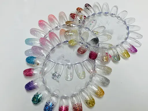 オフなし ラメグラデーション