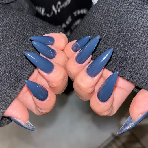 HAND練習モデル　チップ長さだしワンカラーラメグラ(初回オフ無料)