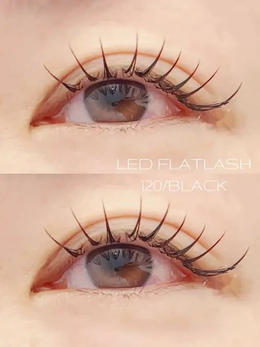 ⭐️LEDマツエク120本⭐️コーティング込¥4300