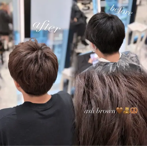 【🤍白髪染めリタッチ🤍】🫧トリートメント、マッサージ🫧〝女性限定〟(予約時間は補足説明ご覧下さい⬇️🗓)