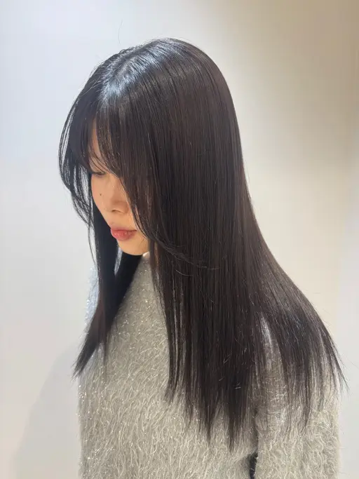 【🎀ロング必見/人気No,3🎀】カット➕プレミアムケアカラー➕Aujua最高峰トリートメント🩷※新規ロング料金なし