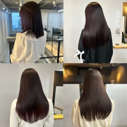 🌟人気No.2🥈50%offメニュー🌟カット+透明感カラー+高級髪質改善2stepTR