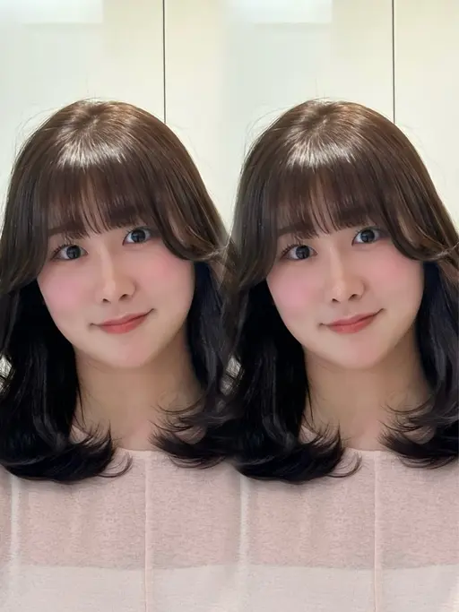 ❤︎ミディアムレイヤー小顔カット❤︎トリートメント付き
