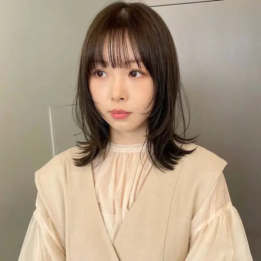 🎀前髪カット+透明感カラー+トリートメント🎀レイヤーカット/顔まわり/髪質改善/暖色カラー/ミニモ学割/韓国