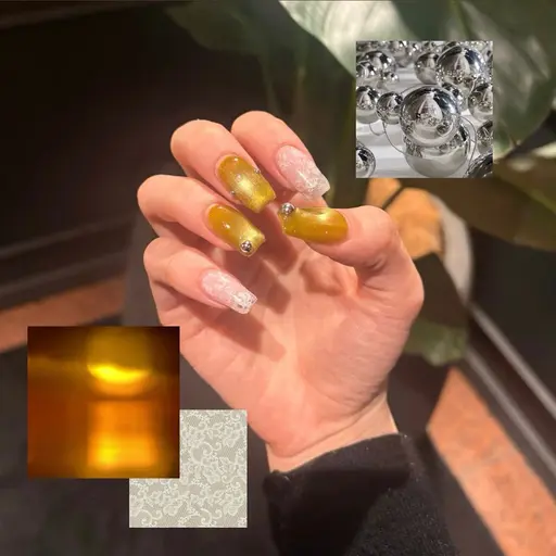 【定額デザイン・フィルイン込】レースネイル🤍🌸