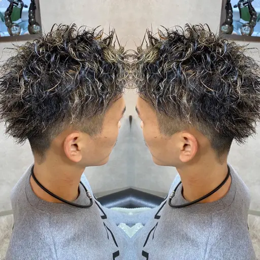 men's限定【デザインパーマ】似合わせカット✂️＋ツイストorスパイラルも🆗パーマ🦱