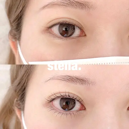 【まつ毛パーマ】3900円🎀コーティング付💛 自然な仕上がりの為デザイン希望の方は韓国式まつ毛パーマをご選択ください