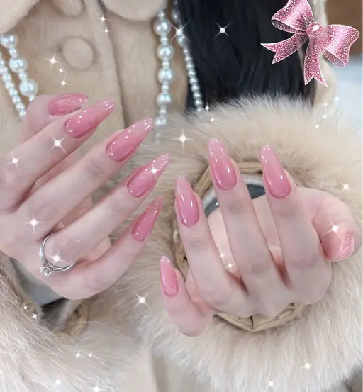 🎀人気No.3🔥長さ出し10本ワンカラー or ラメグラ🎀¥7500~¥6000