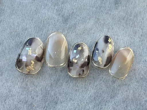 【秋のトレンド🍂】オフ無しサンプルデザインネイル