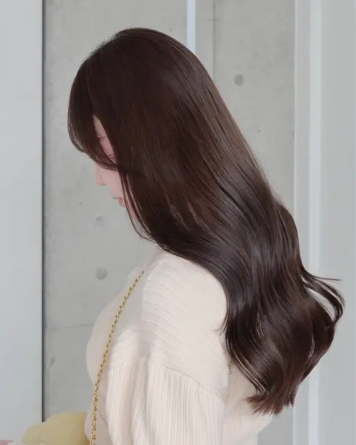 【胸下ロングの方限定】 ブラウン系カラー🥨🧸＋美髪トリートメント＋コテset付き✨️