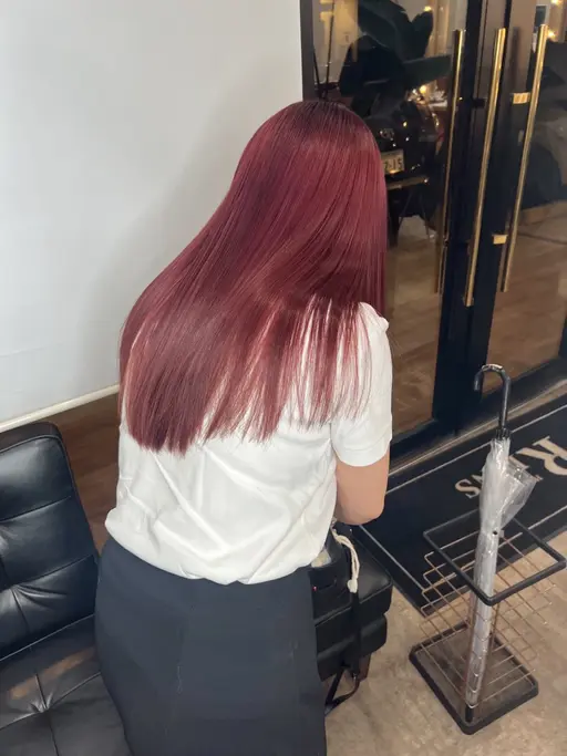 《 1月限定》うるツヤ質感カラー+集中TR超音波アイロン付き ♡