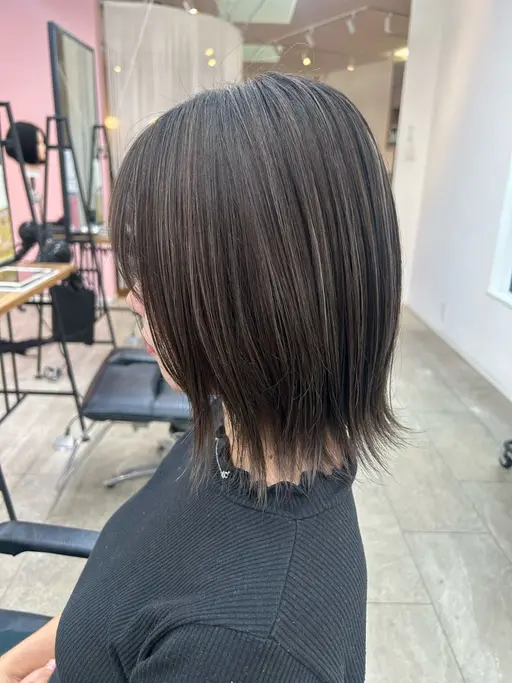 白髪ぼかしハイライトモデル✨