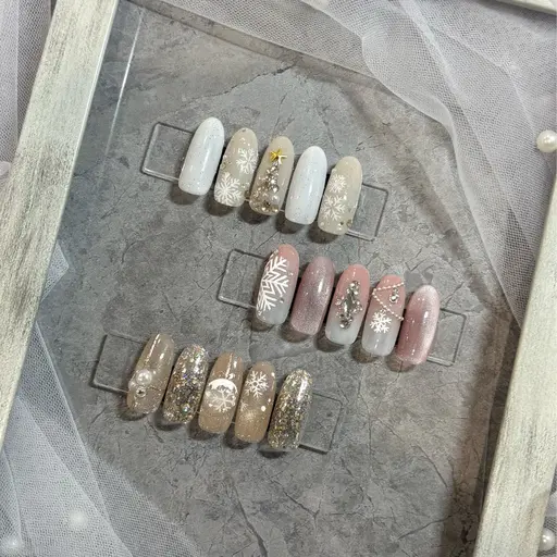 【Xmas限定✨定額デザイン‪💅🏻ジェルオフ付】