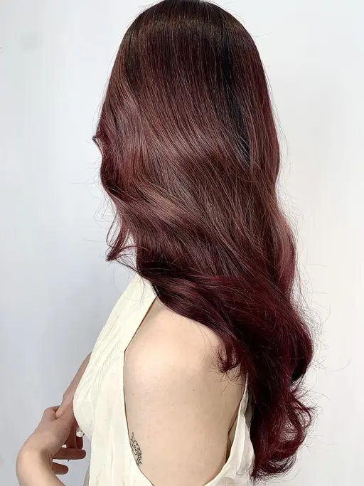 ヘアカラー+髪質改善トリートメント+カット¥17,600→¥12,000