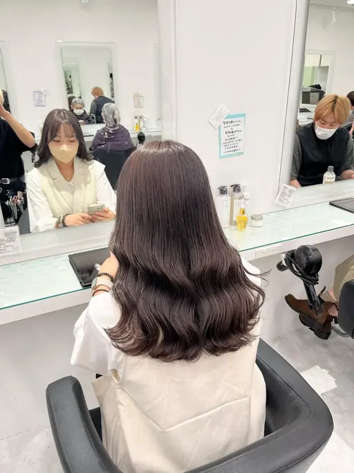 🌸1日2名様限定🌸ワンカラー+オリジナルトリートメント🩷+炭酸スパ+アイロン仕上げ