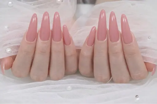 【オフ無】チップ長さ出し✨うるちゅるワンカラー💎マグ変更&パーツ追加OK🎀