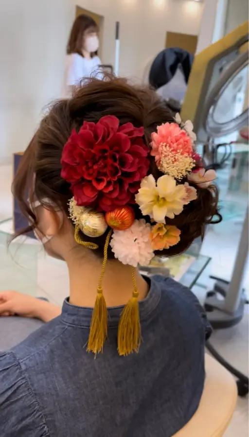 2026年度成人式ヘアセット早朝5時のみ