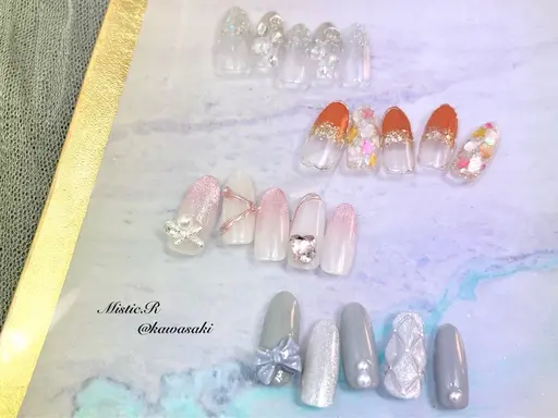 【1/12限定‼️】【オフあり】ジェルネイルデザイン定額¥9,500💅練習モデル‼️