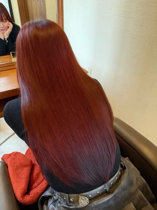 ❄️【支持率No.1艶カラー】暖色カラー+トリートメント