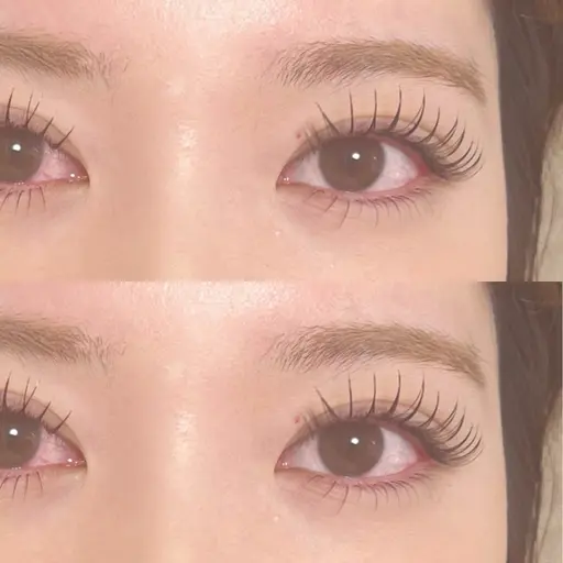 🥇上下フラットラッシュ  オフ込【上まつげ140本 + 下まつげ20本】    (上まつげ160本～に相談ᵒᵏ)