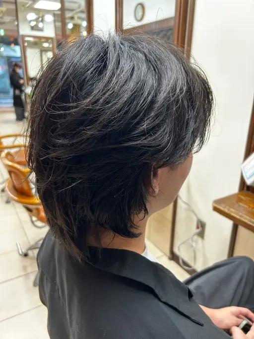 メンズカット＋ニュアンスパーマ＋ダメージ補修トリートメント