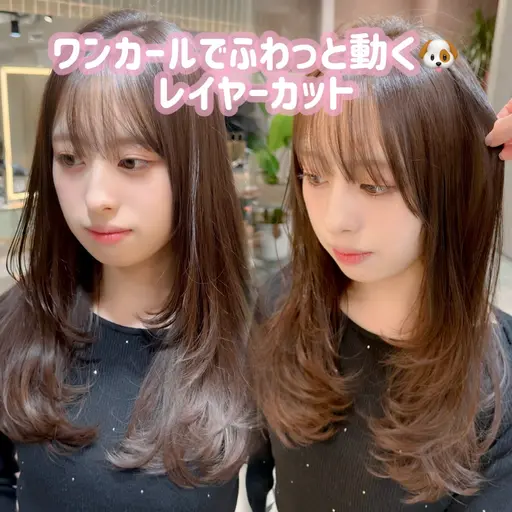 【4/1​〜​5限定】👀💖カット無料❗️➕カラー➕トリートメント🫧ナノスチーム🫧超音波アイロン付き