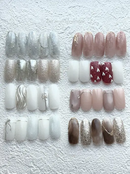 🦋50%off🦋8種類から選べる🫧 monthly design🤍/オフなし