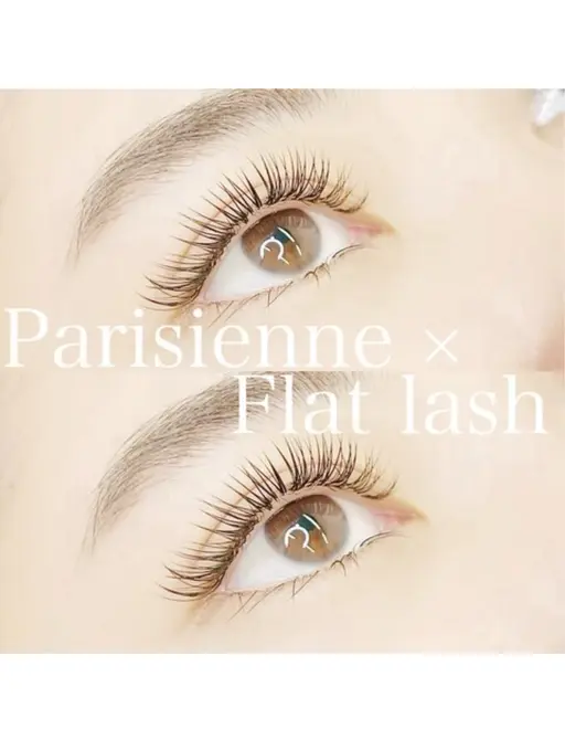 【パリエク120】🧚✨️ 目元、カールに合わせたパーマ+フラットラッシュ120本💓