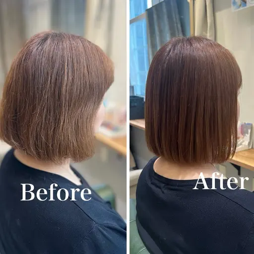 【💙人気No.1💙】カット×髪質改善ストレート✨✨