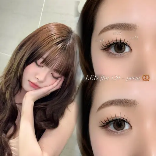 【マツエク練習モデル👒】フラットラッシュ 両目60本(目元撮影可能な方限定📸)