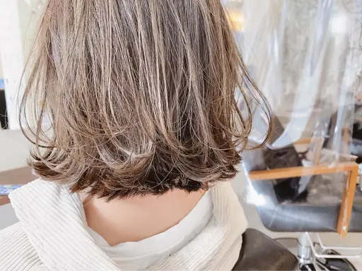 (平日限定クーポン💫)✄﻿✄﻿憧れ艶髪へ✨✨カット＋カラー＋髪質改善！¥15400→¥9900