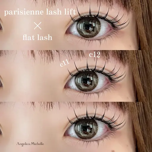 ⭐️LEDエクステ導入モデル⭐️フラットラッシュオフなし160本オフあり140本