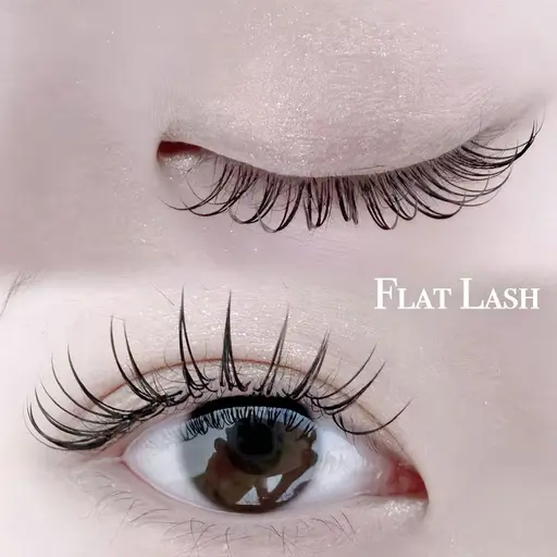 🌸フラットラッシュ100本🌸オフ無料✨💕ビタミンアイパック、コーティング付き✨🥳