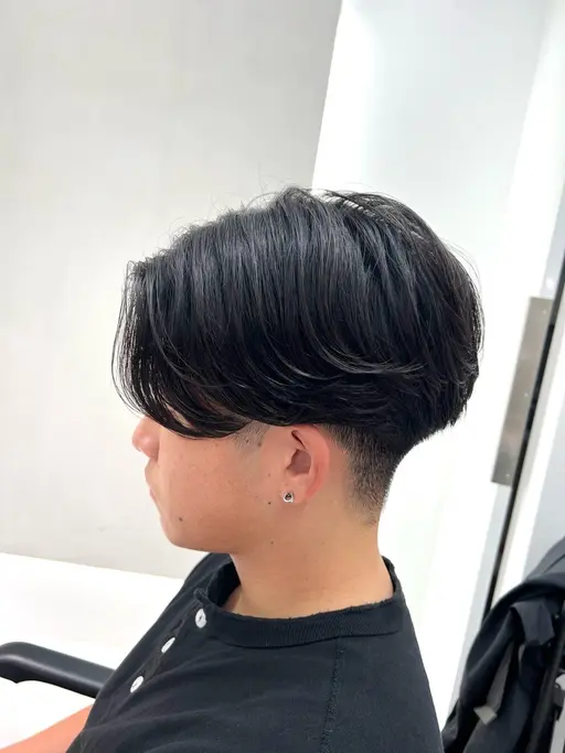 【🔥メンズ限定🔥】地毛風。曲がる縮毛矯正（酸性ストレート）＋カット