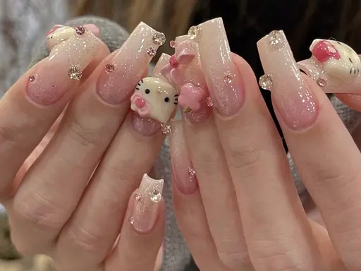 【研修モデル】ワンカラ/マグネット💎 パーツデザイン(パーツ 10個まで)★ソフトジェルオフ➕550円