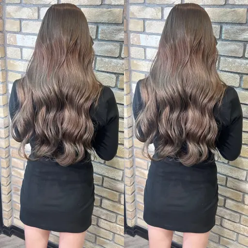 【✨ミニモ限定✨】髪質改善inケアカラー+選べるトリートメント+マイクロバブルクレンジング