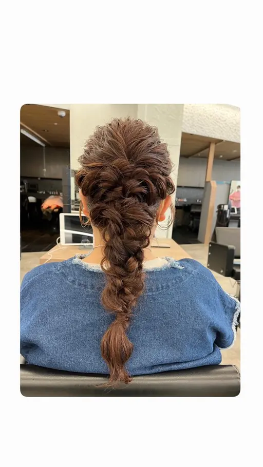 【1/21 無料トリートメント付き‼️】編み下ろしヘアアレンジモデル❗️