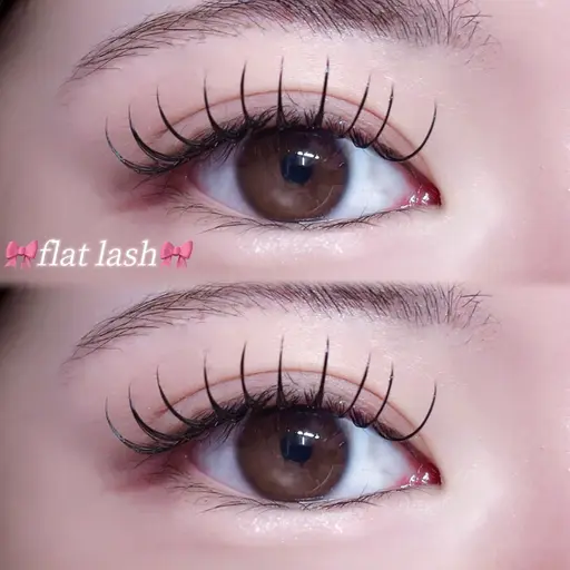 12月限定🎅🏻🎄【マツエク】フラットラッシュ100本 オフ込み🩶➕美容コーティング付き🎀束感仕上げ🎀