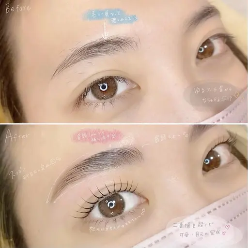 2月27日限定 ワックス&間引き&まつげパーマorパリジェンヌ