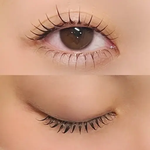 【⚠️柏店  限定】 垢抜け確定💚まつげパーマ上下🎀柏/眉毛、まつげサロン🌟下まつげのみ練習中