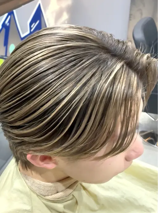 ⚡️【メンズ先着5名限定】⚡️メンズバレイヤージュ(ケアブリーチ+オンカラー)＋TOKIO4STEP トリートメント