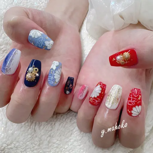 ✨成人者限定✨成人式ネイル🩷パーツ500円分プレゼント！やり放題⭕️