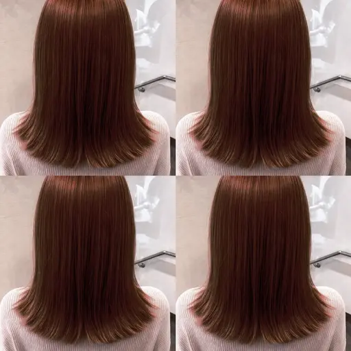 🎀【新規限定】1カラー+Aujuaマスク+超音波アイロン🫧お仕上げ付き✨【髪質改善　艶髪　イエベ　ブルべ】