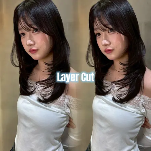 🎀《19:00以降限定カットモデル》🎀 ０円 レイヤーカットのみ🪽‪⚠︎ロングのみ