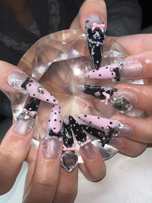 💎MEGA長さだしネイル✨💅当店1番長い長さだしネイルの方におすすめです❣️