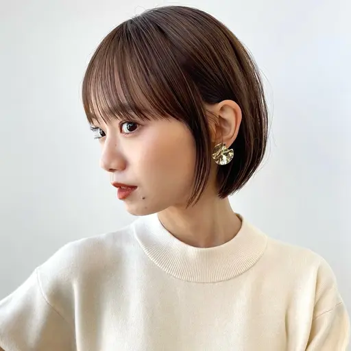 🫣12月限定🫣似合わせ顔周りカット＋カラー＋1ステップトリートメント✨